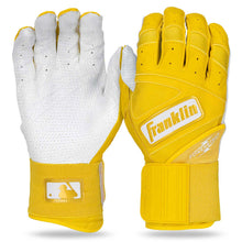 Franklin Powerstrap Infinite Powerstrap Batting Gloves Yellow Small
