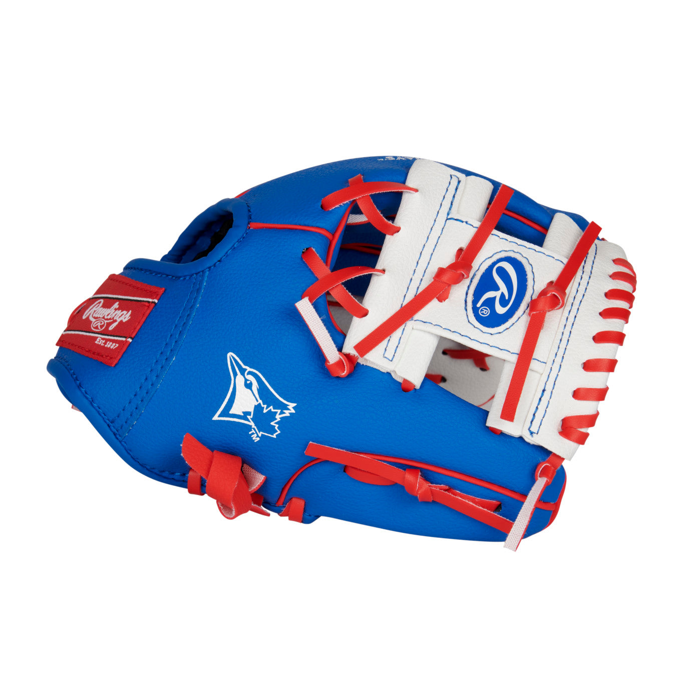 Rawlings MLB Team Logo Glove Blue Jays 10"-LHT