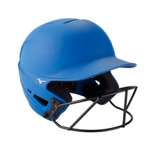 Mizuno F6 BT Helmet Solid w/ Facemask Royal Large / X-Large