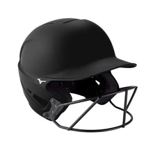 Mizuno F6 BT Helmet Solid w/ Facemask Black Large / X-Large