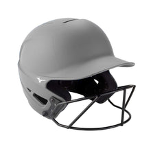 Mizuno F6 BT Helmet Solid w/ Facemask Grey Large / X-Large