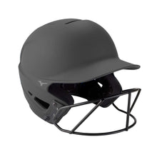 Mizuno F6 BT Helmet Solid w/ Facemask Charcoal Large / X-Large