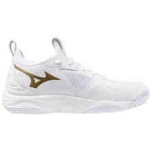Mizuno Wave Momentum 3 Women's Volleyball Shoe White/Gold 7.5