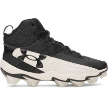 UA Harper 10 RM Jr Molded Rubber Cleats Black 3