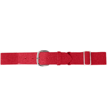 Augusta Elastic Baseball Belt Red