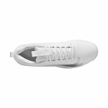 Nike Alpha Menace 4 Shark Football Cleats-White/Silver
