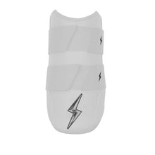 Bruce Bolt Chrome Series 9" Elbow Guard-Adult White