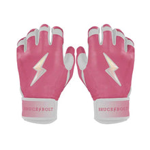 Bruce Bolt Creator Series Short Cuff Batting Gloves-Adult Dusty Pink Small