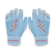 Bruce Bolt Signature Series Short Cuff Batting Gloves-Youth Happ Baby Blue Youth Small