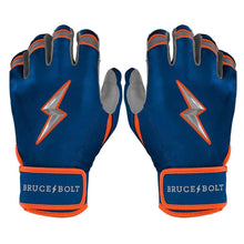 Bruce Bolt Signature Series Short Cuff Batting Gloves-Youth Nimmo Blue Youth Small
