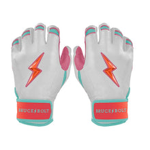 Bruce Bolt Creator Series Short Cuff Batting Gloves-Adult Sunrise Small