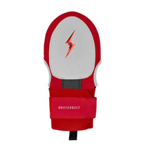Bruce Bolt Chrome Series Sliding Mitt-Youth Red