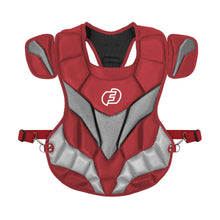 Force3 Catcher Pro Chest Protector with Dupont Kevlar Adult Red/Grey