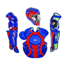 All-Star Adult System 7 CKCCPRO1XTT Two-Tone Catchers Set Royal/Scarlet