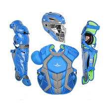 All-Star Adult System 7 CKCCPRO1XTT Two-Tone Catchers Set Sky Blue/Graphite