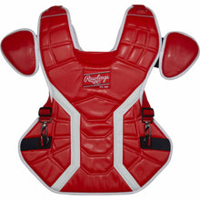 Rawlings Mach Pro Series Chest Protector Scarlet/White Medium