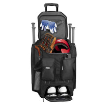 Easton Five Tool Phenom Wheeled Backpack-Black