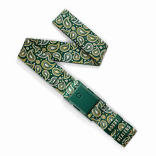 Bobby Heaters Edge Paisley Youth Belt Green