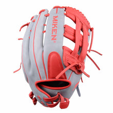 Miken Freak Series MF130 Glove 13" LTD Edition Grey/Red Left Hand Throw (wear on right hand)
