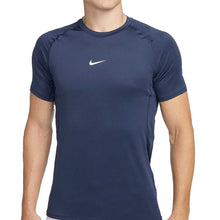 Nike Pro Men's Dri-Fit Slim Short Sleeve Top Navy Blue Small