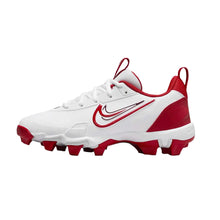 Nike Force Trout 9 Keystone 25 Youth Cleats White/Red 3.5Y