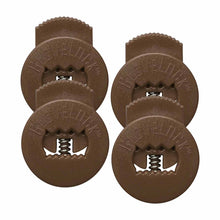 All-Star Glovelocks 4-Pack Lace Clips Brown