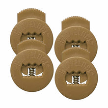 All-Star Glovelocks 4-Pack Lace Clips Tan