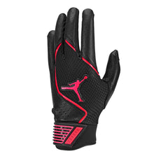 Jordan Fly Elite Batting Gloves Black/Red Medium