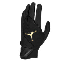 Jordan Fly Elite Batting Gloves Black/Gold Medium