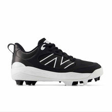 New Balance J3000v7 Youth Molded Rubber Cleats Black 4 Standard