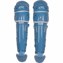 Rawlings Mach Pro Series Leg Guards Columbia Blue/White Medium