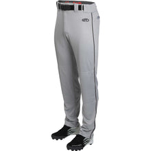 Rawlings Men's Launch Pant w/ Piping Adult Small Grey/Black