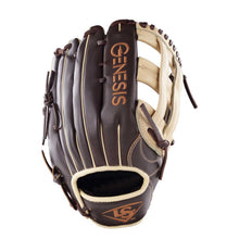 Louisville Slugger Genesis H-Web Slowpitch Dark Brown/Camel 13.5"