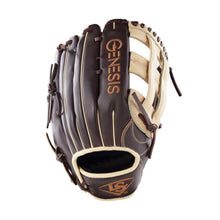 Louisville Slugger Genesis H-Web Slowpitch Dark Brown/Camel 14"