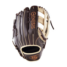 Louisville Slugger Genesis H-Web Slowpitch Dark Brown/Camel 13"