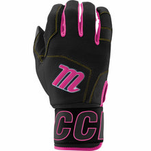 Marucci Blacksmith v2 Full Wrap Batting Gloves Black/Pink Small