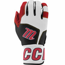 Marucci Blacksmith v2 Full Wrap Batting Gloves Black/Red Small
