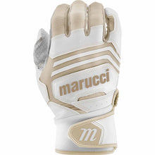 Marucci FUZN Pro Batting Gloves White/Tan Small