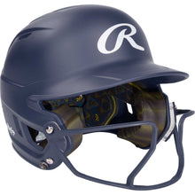 Rawlings Mach Hi-Viz Batting Helmet Navy Junior