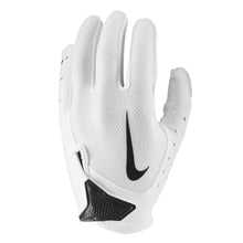 Nike Youth Vapor Jet 7.0 Football Gloves White/Black Youth Large