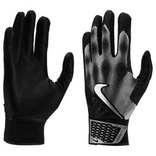 Nike Alpha Varsity Mens Batting Gloves Black/Silver Small