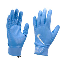 Nike Alpha Youth Batting Gloves Powder Blue Small
