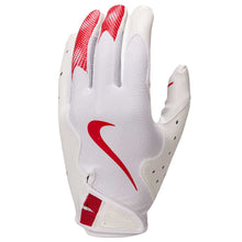 Nike Vapor Jet 8.0 Football Gloves White/Red Small