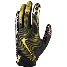 Nike Vapor Jet 8.0 Metallic Football Gloves Black/Gold Medium