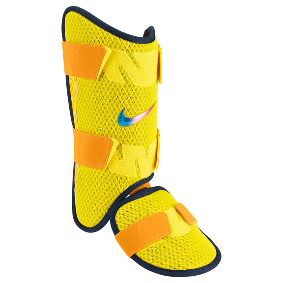Nike Diamond Batters Leg Guard Acuna Yellow- Right Hand Hitter