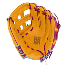 Nike Vapor Elite Acuna H-Web University Gold/Hyper Violet/Green Shock 12.75"-RHT