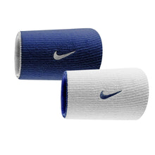 Nike Dri-Fit Doublewide Wristband Home & Away OSFM Royal/White