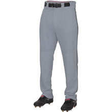 Rawlings Semi-Relaxed Fit Piped Pant Adult Small Grey/Black