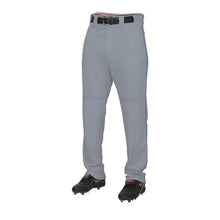 Rawlings Semi-Relaxed Fit Piped Pant Adult Small Grey/Royal