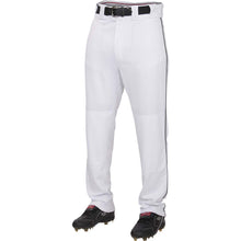 Rawlings Semi-Relaxed Fit Piped Pant Adult Small White/Black
